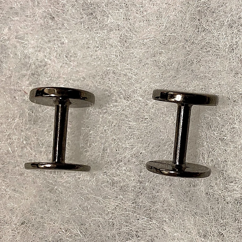 Ermenegildo Zegna stainless steel Cufflinks